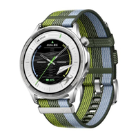 Watch S สมาร์ทวอทช์ (44.9mm., ตัวเรือนสี Silver Gleam, สายสีเขียว/ฟ้า)