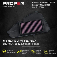 FILTER UDARA PROPER RACING BEAT FI SCOOPY FI GENIO FI HYBRID AIR FILTER