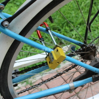 U型鎖 機車鎖 自行車鎖 自行車鎖小插鎖鋼絲鎖老式加粗U型叉固定安裝鍊條鎖軟鎖環形老式『KLG1007』