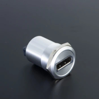 25mm hole diameter display port DP panel USB connector socket socket Female to Female