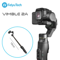 FeiyuTech Vimble 2A Action Camera Gimbal Handheld Stabilizer with 18cm Extension Pole video vlog Gimbal for Gopro Hero 5 6 7