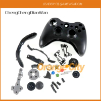 1Set black white Full Housing Case Shell cover with buttons for Xbox360 xbox 360 Wired Controller joypad