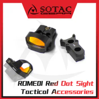 Weapon ROMEO1 Red Dot Sight with Mount for Hunting Tactical ROMEO 1 Reflex Sights Scope Fit 20mm Rail