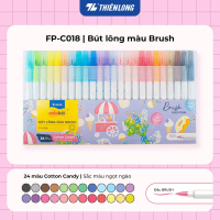Bút màu Morandi đầu Brush lông màu Fiber Pen Colokit Thiên Long