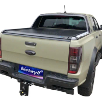 BESTWYLL Aluminum Power Pickup Truck Bed Electric Roller Lid Retractable Tonneau Cover For Ford Ranger Wildtrak 2012-2021 E-F01