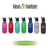 美國Klean Kanteen 窄口不鏽鋼水瓶(532ml)