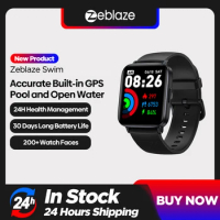 Top [World Premiere] Zeblaze Swim GPS Swimming Smart Watch for Pool and Open Water Built-in GPS 24H Health Monitor Zeblaze Fit