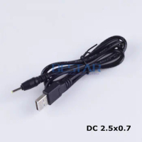 USB to 2.5 mm/0.7 mm 5 Volt 2A DC Barrel Jack Power Cable Type-H DC USB Extension Cable 1m 3 feet