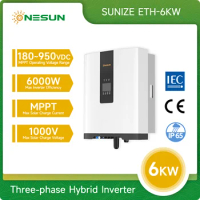 ONESUN 6KW Solar Inverter 48V 380V Grid Tie Inverter 3 Phase On Grid Off Grid Inverter With Max Solar Power 9000W MPPT