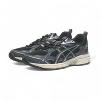 【滿千折百】ASICS 慢跑鞋 GEL-NUNOBIKI 黑銀 復古 越野鞋 男 1203A536003