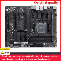 For Pro WS X570-ACE Motherboards Socket AM4 DDR4 128GB For AMD X570 Desktop Mainboard M,2 NVME USB3.0