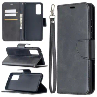 For Samsung Galaxy S20 FE 5G Horizontal Flip PU Leather Case Cover with Holder Card Slots Wallet and Lanyard for Galaxy S20 Lite