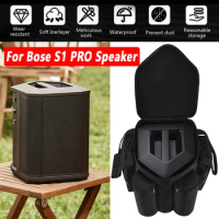 For Bose S1 PRO Speaker Carry Shoulder Bag Large Capacity Travel Case Bag Shockproof Portable Handbag Adjustable Shoulder Strap