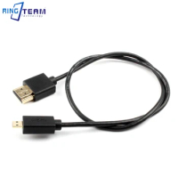 HD Video Cable European Standard Durable Micro HDMI D Type Interface 2.0 Compatible With For Nikon 1 J5 BMD BMPCC