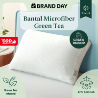 Bantal Zinus Micro Fiber Green Tea Memory Foam Bed [COD]