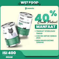 PAWZIO WETFOOD MAKANAN POKOK KUCING 3 VARIAN 400 GR MAKANAN POKOK KALENG KUCING ~ MAKANAN BASAH KUCI