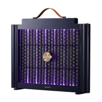 【KINYO】USB充插兩用電擊式捕蚊燈/捕蚊器/補蚊燈/KL-5839紺藍(隨意捕蚊)
