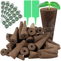 110Pc Seed Pod Kit for Hydroponic Systems Easy to Use Seed Starter Sponges Water Absorbent Grow Sponge Kit Hydroponic Sponge Kit