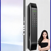 Fingerprint D7s, visible cat eye intelligent, 3D facial recognition, household anti-theft door password lock