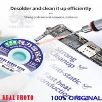 Qianli sabuk timah penyedot kuat residu rendah 2.0mm, alat perbaikan ponsel elektronik presisi Solder pembersih cepat perbaikan