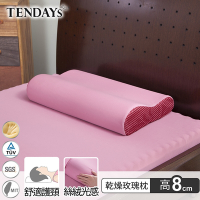 TENDAYS 玩色柔眠記憶枕(乾燥玫瑰) 8cm