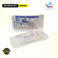 Infusion Set Dewasa Steril Selang Infus Adult Disposable Medical Grade