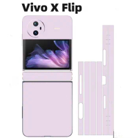 Full Cover Pain Color Anti-Scratch Phone Sticker For Vivo X Flip Back Protector Matte Film For Vivo X Fold Skin Cover