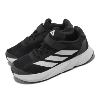 【adidas 愛迪達】童鞋 Duramo SL EL K 黑 白 中大童 小朋友 運動鞋 愛迪達(IG2460)