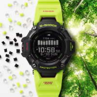 【CASIO 卡西歐】G-SHOCK 心率監測器 GPS 太陽能 藍芽運動腕錶 禮物 推薦(GBD-H2000-1A9)