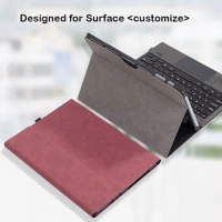 Flip Cover PU Leather Case For Microsoft Surface Pro X 8 7 7Plus 6 5 4 Tablet Sleeve For Surface Go 1 2 3 Go2 Pouch Stand Case