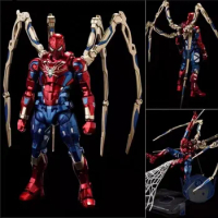 Marvel New Avengers Action Figure 18cm Deadpool Iron Man Spider Man Gk Combat Armor Movie Character Model Exquisite Gift Toys