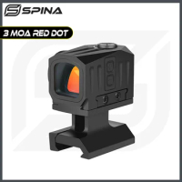 SPINA OPTICS 1X18X20 LED Enclosed 3MOA Sight Red Dot Glock 43X Scope Quickly Shooting For Glock 43 Taurus Pistol AR.308.556 12GA