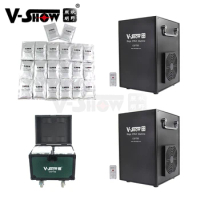 V-show 2pcs 750W Cold Spark Fireworks Machine With Case And 20 Bags Ti Powder DMX Remote Effects Wedding Machine