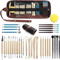 Clay Tools Kit Polymer Clay Tools Ceramics Clay Sculpting Air Dry Clay Tool Set for Pottery Craft Baking Carving Molding Shaping