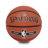 SPALDING 籃球 Silver NBA Rubber 斯伯丁 7號球 室外 運動休閒 咖啡 銀 SPA83494