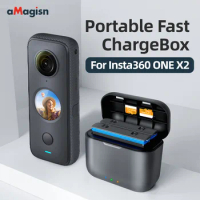 aMagisn For Insta360 ONE X2 Battery fast-charging case 360X2 Battery Storage box Accessories