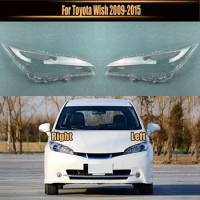 For Toyota Wish 2009 2010 2011 2012 2013 2014 2015 Headlamp Cover Transparent Lampshade Headlight Shell Lens Plexiglass