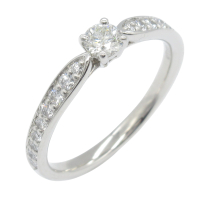 【二手名牌BRAND OFF】Tiffany & Co 蒂芬妮 Pt950鉑金 Harmony 鑽石 戒指