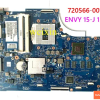 Refurbished 720566-001 720566-501 For HP ENVY 15-J 15T-J laptop mainboard laptop motherboard Tested 60 days warranty
