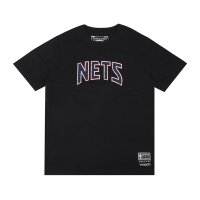 Mitchell Ness 短袖 NBA New Jersey Nets 男款 黑 紐澤西 籃網 MNTS002NJNB