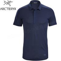 Arcteryx 始祖鳥 短袖羊毛Polo衫 男款 A2B Polo 21028 尼爾尤斯藍