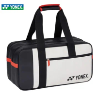 YONEX High-quality And Durable Badminton Racket Sports Bag PU Racket Sports Tennis Bag Large Capacity 2-piece Racket Set Unisex