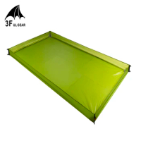 3F UL GEAR 15D Coated Silicon 210T Polyester Bathtub Footprint Super Light Cloth Outdoor Camping Tarp Awning