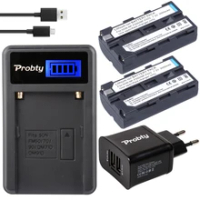 PROBTY 2 x NP-F550 NPF570 Battery + Charger For Sony MVC-FD51 FD7 FD71 FD73 FD73K FD75 FD81 FD83K GV-D200 D800 CCD-SC55 TR818