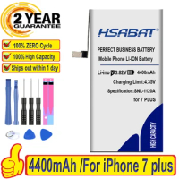 HSABAT 100% New 4400mAh Battery for iphone 7 Plus for iphone7 plus for iphone 7plus parcel within tools and Sticker