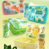 [300GR] TORINO SET TEMPAT MAKAN / TEMPAT MAKAN ANAK/ SET MAKAN ANAK/ KOTAK BEKAL ANAK KARAKTER DINO 