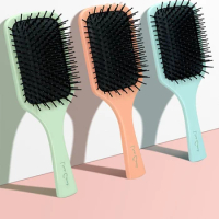 Hairbrush Professional Healthy Paddle Cushion Hair Loss Massage Brush Hairbrush Comb Scalp Hair Care Healthy Bamboo Comb