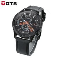 OTS Smart Watch Men Watches for Men Full Touch Screen Sport Fitness Watch Waterproof Heart Rate Monitor For Android IOS