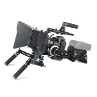Lanparte Professional Shoulder Support Mount Rig with Follow Focus, Matte Box for DSLR Camera