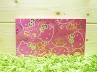 【震撼精品百貨】Hello Kitty 凱蒂貓 造型便條紙-粉桃底+金色KT圖案【共1款】 震撼日式精品百貨
